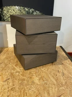 Kommodenkombination Domino Giro Eiche Argilla Grau Lackiert