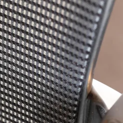 Konferenzsessel Freischwinger Mit Armlehnen Bezug Stoff 31/2000 Silbergrau Verchromt