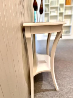 Konsole 4800 A Halbrund Altweiß Patiniert