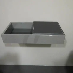 Konsole Hesperide 105 Granit Hochglanz 130 Leder Schwarz