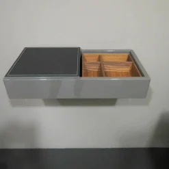 Konsole Hesperide 105 Granit Hochglanz 130 Leder Schwarz