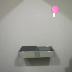 Konsole Hesperide 105 Granit Hochglanz 130 Leder Schwarz