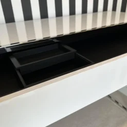 Konsole Smart Oberfläche Pantex 63 Weiß Edelstahl Poliert