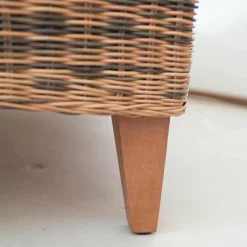 Korbsessel Dolce Stoff Weiß