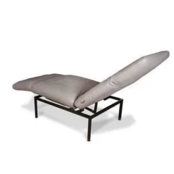 Liege 1LS Roro Small Anilinleder Taron Gestell Metall Schwarz Pulverbeschichtet