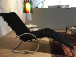 Liege MR Collection 100 Anniversary Edition Bezug Velour Schwarz Gestell Chrom