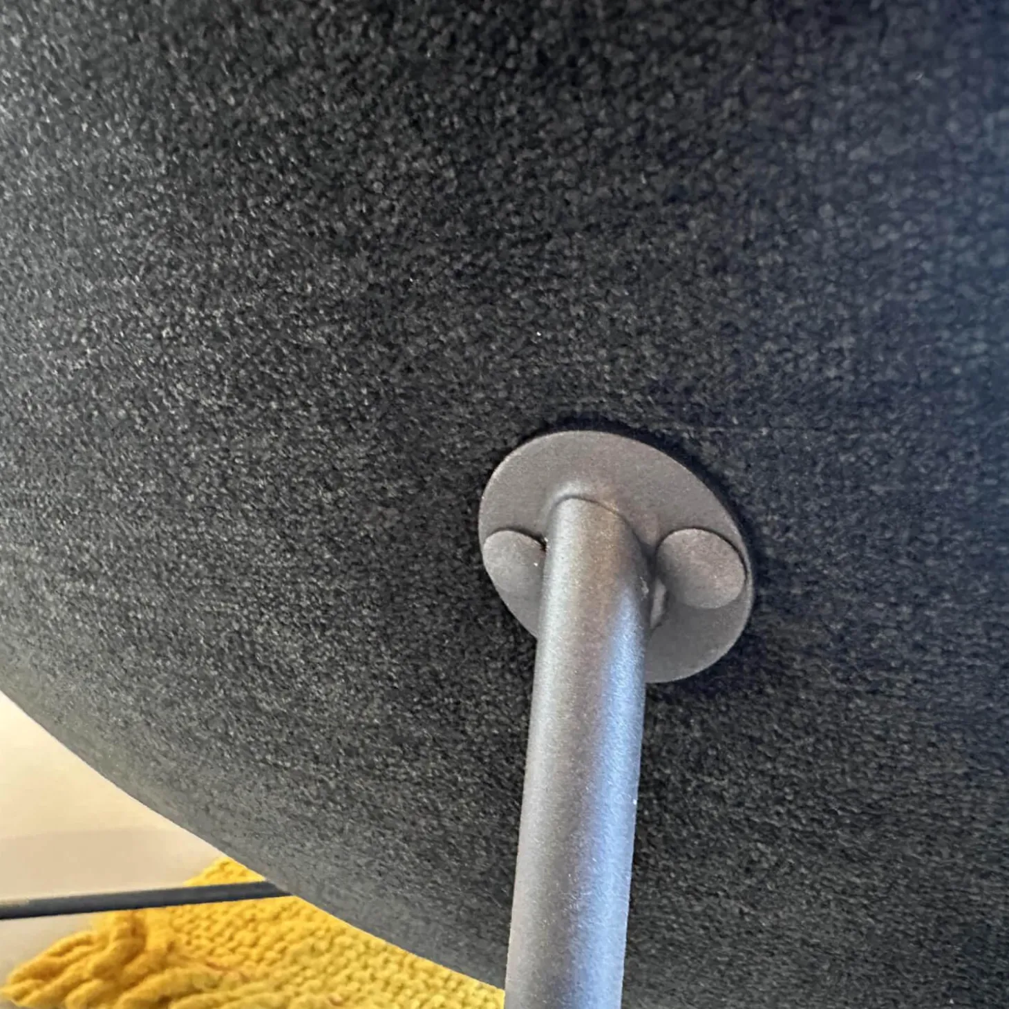 Loungesessel Jalis Niedrig Stoff 8144 Braun Grün Drahtgestell F01 Feinstruktur Schwarz Mit Hocker