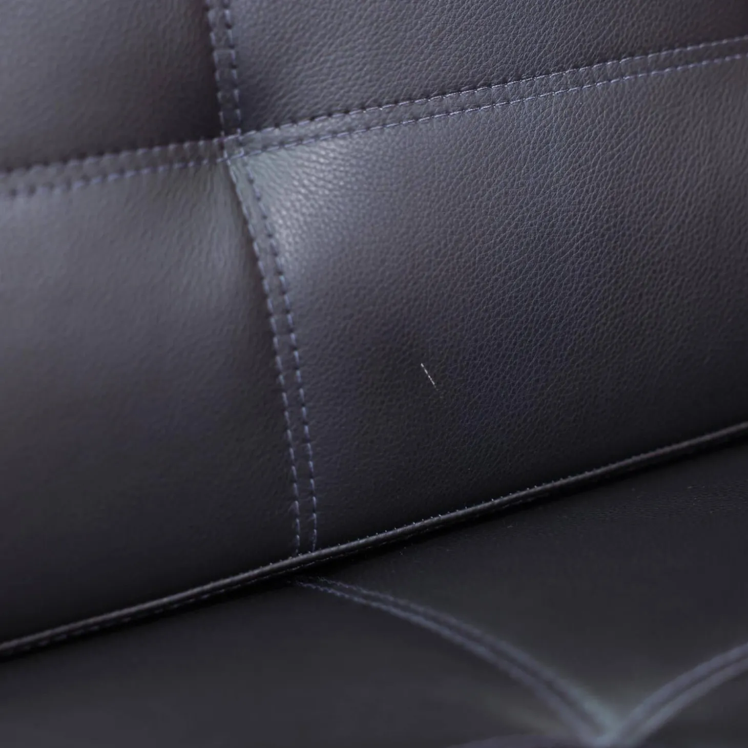 Loungesessel Leder Schwarz Gestell Chrom