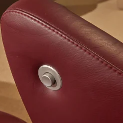 Loungesessel Mit Hocker 4+ Lounge Shiraz Rot 29 Lavalina Fußkreuz Alu Poliert