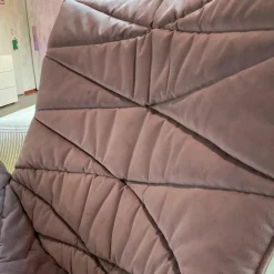 Loungesessel Nest Pure Stoff Seven 71 Lavendel Violett Schale Formflies Grau Gestell Rose Inklusive Hocker