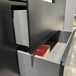 Lowboard Cosmo Lack Basis Schwarz 046 Wandhängend