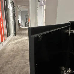 Lowboard Cosmo Lack Basis Schwarz 046 Wandhängend