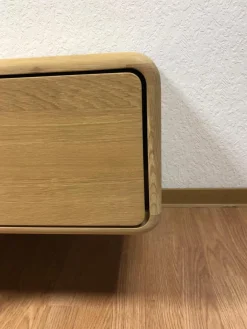 Lowboard Fawn Eiche Massiv Weiß Geölt