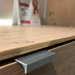 Medienkombination Q-Media MR Balkeneiche Bianco Furniert mit LED-Beleuchtung