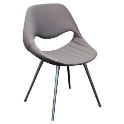 Mehrzweckstuhl Little Perillo XS Bezug Grau Vierbein Chrom