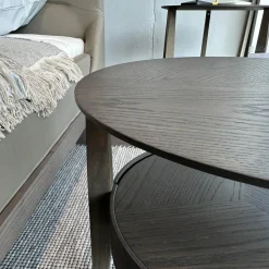 Nachttisch Beistelltisch When Eiche Graphit Schub Holz