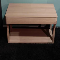 Nachttisch Float Eiche Weißöl Mit 2 Kufen Und 1 Lade