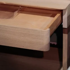 Nachttisch Float Eiche Weißöl Mit 2 Kufen Und 1 Lade