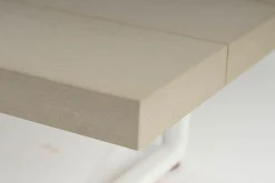 Niedriger Tisch Orizon W03 Aluminium Naturall Lackiert Weiß