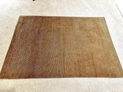 Orientteppich 238x172 Wolle Und Seide Gold Handgeknüpft