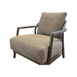 Outdoor Sessel Alison Stoff Cacus N A73 C Grau Rücken Eco Leder Polyurethan Eva Bordeaux 7002 Rot Gestell Aluminium Lackiert