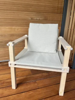 Outdoorsessel Farmer Stoff 5090 Sand