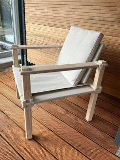 Outdoorsessel Farmer Stoff 5090 Sand