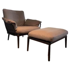 Outdoorsessel Yoko 271 Stoff 24.750 Grau Gestell Anthrazit