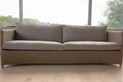 Outdoor-Sofa Diamond Stoff Taupe