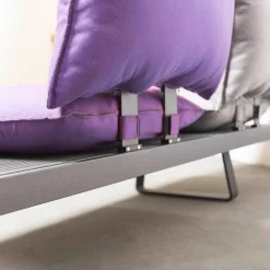 Outdoorsofa Feinstruktur Eleganz Graphit Mit 3 Kissensets Und 1 Armkissen