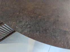 Outdoor-Tischgruppe Tibidado Corton Bordo Marone Tisch mit 3 Stühlen