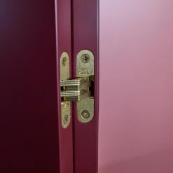 Paravent Lola Mit 3 Paneelen Lack Weinrot 40 Dunkelrot Und Flamingo Pink 38 Rosa