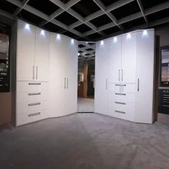 Planungsschrank Horizont Polarweiß Mit Beleuchtung