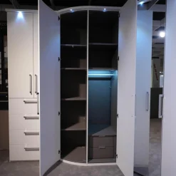 Planungsschrank Horizont Polarweiß Mit Beleuchtung