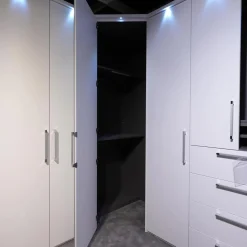 Planungsschrank Horizont Polarweiß Mit Beleuchtung