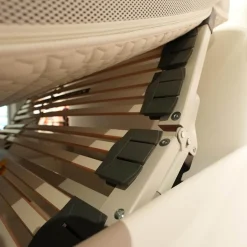 Polsterbett Composium 800 Stoff 06150 Weiß Creme Inklusive Matratze Und Vollautomatic