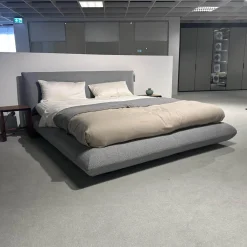 Polsterbett Jalis Stoff Cor 8181 Silbergrau Grau Boxspringunterbau Inklusive Matratze von Schramm