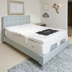 Polsterbett Super Cad Stoff Gio Lune 009 Türkis mit Matratzen