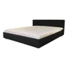 Polsterbett Yuuto Bed 810 180 Stoff Divina Melange 180 Dunkelgrau Gestell Buche Schwarz Lackiert ohne Lattenrost ohne Matratze