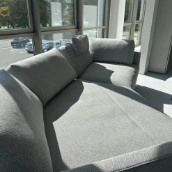 Polstergarnitur 333 Jola Stoff 26 202 Grau Weiß Gussfuß Aluminium Verkehrsschwarz Schwarz Matt Pulverbeschichtet