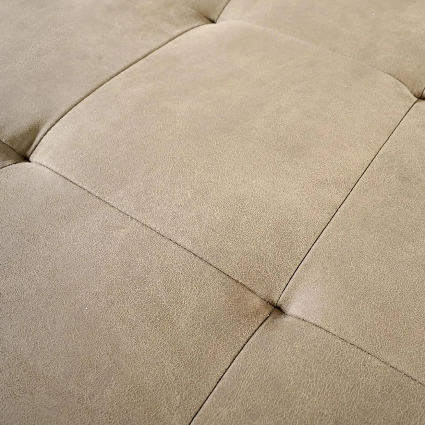 Polstergarnitur 2600 Motorisch Bezug Clash Oliv Metallfüße Chrom Glänzend