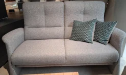 Polstergarnitur 6001 Select Stoff Bodyflux Aqua Braun Grau Gestell Mit Stoff Bezogen Mit Kunststoffgleitern