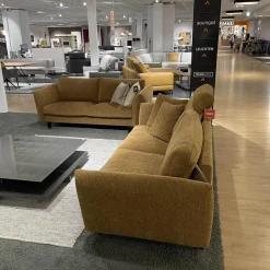 Polstergarnitur CL 970 Stoff 2037.68 Osino Gestell Holzkufe Buche Schwarz