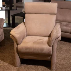 Polstergarnitur Gomera Stoff 89804 Gr. D Fuß Chromgleiter Matt Mit 2 Sofas Und 1 Sessel