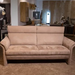 Polstergarnitur Gomera Stoff 89804 Gr. D Fuß Chromgleiter Matt Mit 2 Sofas Und 1 Sessel