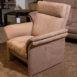 Polstergarnitur Gomera Stoff 89804 Gr. D Fuß Chromgleiter Matt Mit 2 Sofas Und 1 Sessel