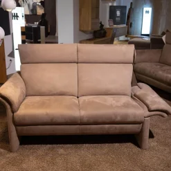 Polstergarnitur Gomera Stoff 89804 Gr. D Fuß Chromgleiter Matt Mit 2 Sofas Und 1 Sessel