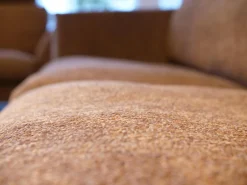 Polstergarnitur Stoff Osino Rostbraun Braun Mit Kissen Und Kopfstütze