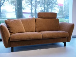 Polstergarnitur Stoff Osino Rostbraun Braun Mit Kissen Und Kopfstütze