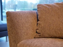 Polstergarnitur Stoff Osino Rostbraun Braun Mit Kissen Und Kopfstütze